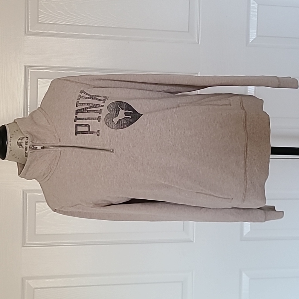 PINK Victoria's Secret half zip pullover sweater